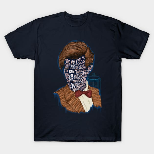 The 11th Doctor T-Shirt by NateJonesDesign